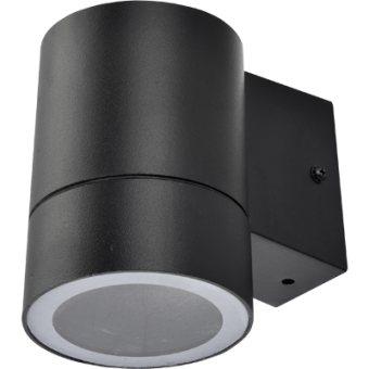 Ecola GX53 LED 8003A светильник накладной IP65 прозрачный Цилиндр металл. 1*GX53 Черный 114x140x90, FB53C1ECH