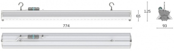 Ledel Промышленный светодиодный светильник L-industry 90 Turbine/9936лм/90Вт/4000, 523109002741300