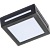 Ecola GX53 LED 3082W светильник накладной IP65 матовый Квадрат металл. 1*GX53 Черный 136x136x55, FB53SSECH