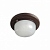 Ecola GX53 LED НБО-03-60-021 светильник Круг накладной IP65 дерево Орех 1*GX53 матовый 220х84, TP53R2ECA