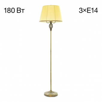 Citilux Вена Бронза+Кремовый Торшер CL402933