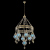 Citilux  Каир Мозаика Синяя Люстра CL419186