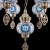 Citilux Каир Мозаика Синяя Люстра CL419166 Citilux Каир Мозаика Синяя Люстра CL419166