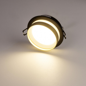 Citilux Hardy Черный+Золото Светильник Встраиваемый CL002D14