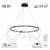 Citilux PYTHON Черный Люстра CL220281 Citilux PYTHON Черный Люстра CL220281