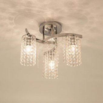 Citilux Спарк Хром Светильник Люстра CL313131