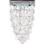 Ecola MR16 CR1014 GU5.3 Glass Стекло Квадрат "Хрустальная гроздь" Прозрачный / Хром 80x80x140, FW16RVECB