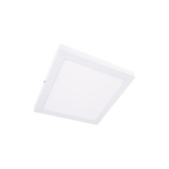 Ecola LED downlight накладной 4010 Квадратный даунлайт с драйвером 24W 220V 4200K 300x300x24, DSSV24ELC
