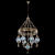 Citilux  Каир Мозаика Синяя Люстра CL419186