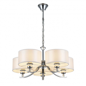 Citilux Эвита Хром+Белый Светильник Люстра CL466150