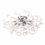 Citilux Рандом Хром+Прозр+Бел Светильник Люстра CL222191 Citilux Рандом Хром+Прозр+Бел Светильник Люстра CL222191