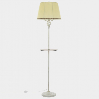 Citilux Вена Патина+Кремовый Торшер со столиком CL402923T