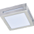Ecola GX53 LED 3082W светильник накладной IP65 матовый Квадрат металл. 1*GX53 Cатин-хром 136x136x55, FS53SSECH