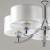 Citilux Эвита Хром+Белый Светильник Люстра CL466150