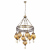 Citilux  Каир Мозаика Янтарь Люстра CL419185