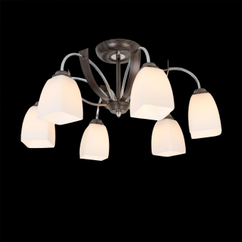 Citilux Крокус Хром+Венге Светильник Люстра CL128161
