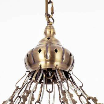 Citilux  Каир Мозаика Синяя Люстра CL419186