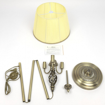 Citilux Вена Бронза+Кремовый Торшер CL402933