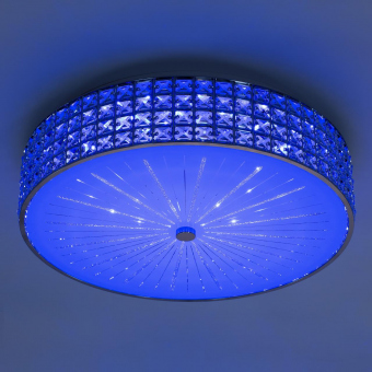 Citilux Портал Хром Светильник Люстра c RGB CL32418G1