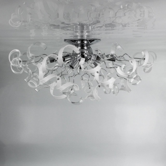 Citilux Рандом Хром+Прозр+Бел Светильник Люстра CL222191