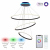 Citilux Неон Кофе Смарт RGB Светильник Люстра CL731A095E
