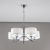 Citilux Эвита Хром+Белый Светильник Люстра CL466150