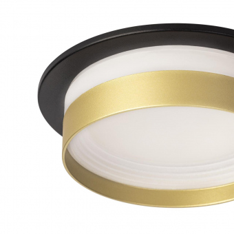 Citilux Hardy Черный+Золото Светильник Встраиваемый CL002D14