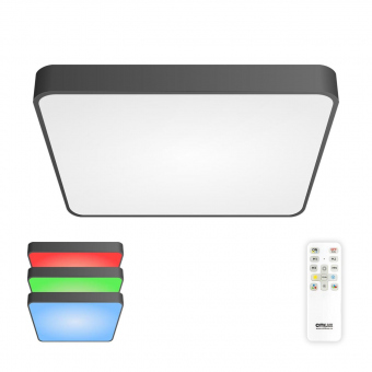 Citilux Купер Черный Светильник потолочный с RGB CL724K95G1