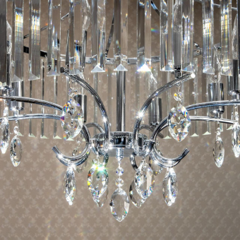 Citilux Инга Хром Светильник Люстра CL335181