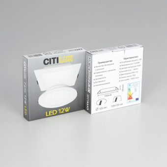 Citilux Галс Светильник встраиваемый LED 12W*4000K CLD5512N