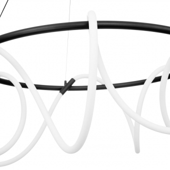 Citilux  PYTHON Черный Люстра CL220281