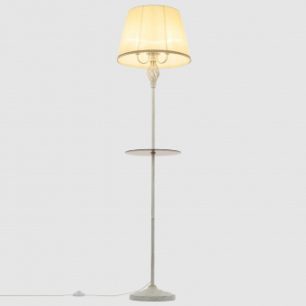 Citilux Вена Патина+Кремовый Торшер со столиком CL402923T