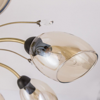 Citilux Комета Бронза+Дымч. Светильник Люстра CL108185