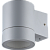 Ecola GX53 LED 8003A светильник накладной IP65 прозрачный Цилиндр металл. 1*GX53 Серый матовый 114x140x90, FG53C1ECH