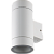 Ecola GX53 LED 8013A светильник накладной IP65 прозрачный Цилиндр металл. 2*GX53 Белый матовый 205x140x90, FW53C2ECH