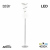 Citilux Джемини Хром Светильник Торшер CL229911