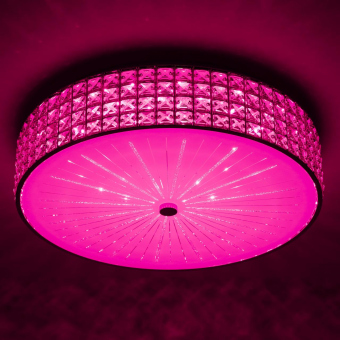 Citilux Портал Хром Светильник Люстра c RGB CL32418G1