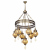 Citilux  Каир Мозаика Янтарь Люстра CL419165