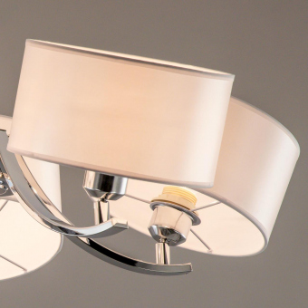 Citilux Эвита Хром+Белый Светильник Люстра CL466150