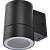 Ecola GX53 LED 8003A светильник накладной IP65 прозрачный Цилиндр металл. 1*GX53 Черный 114x140x90, FB53C1ECH