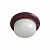 Ecola GX53 LED НБО-03-60-031 светильник Круг накладной IP65 дерево Вишня 1*GX53 матовый 220х84, TP53R3ECA