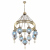 Citilux  Каир Мозаика Синяя Люстра CL419186