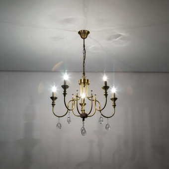 Citilux Рига Бронза Светильник Люстра CL437153