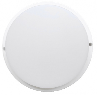 Ecola LED ДПП светильник Круг накладной IP65 матовый белый 18W 220V 4200K 175x45, DPRV18ELC