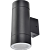 Ecola GX53 LED 8013A светильник накладной IP65 прозрачный Цилиндр металл. 2*GX53 Черный 205x140x90, FB53C2ECH
